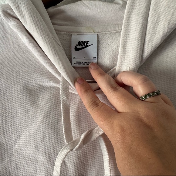 Nike Club Fleece Rainbow Outline Hoodie Pullover Small Streetwear Sporty Cozy - Picture 8 of 10